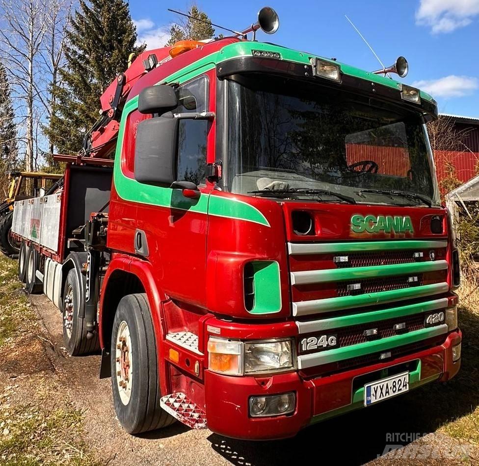 Scania P 124 GB Kranwagen