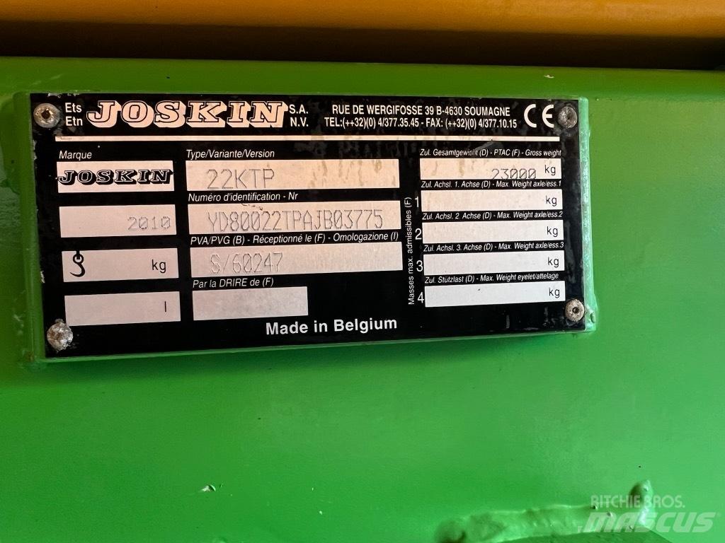 Joskin 22KTP Kippanhänger