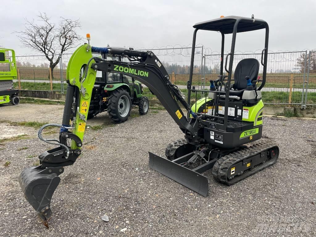 Zoomlion ZE18GU Minibagger < 7t