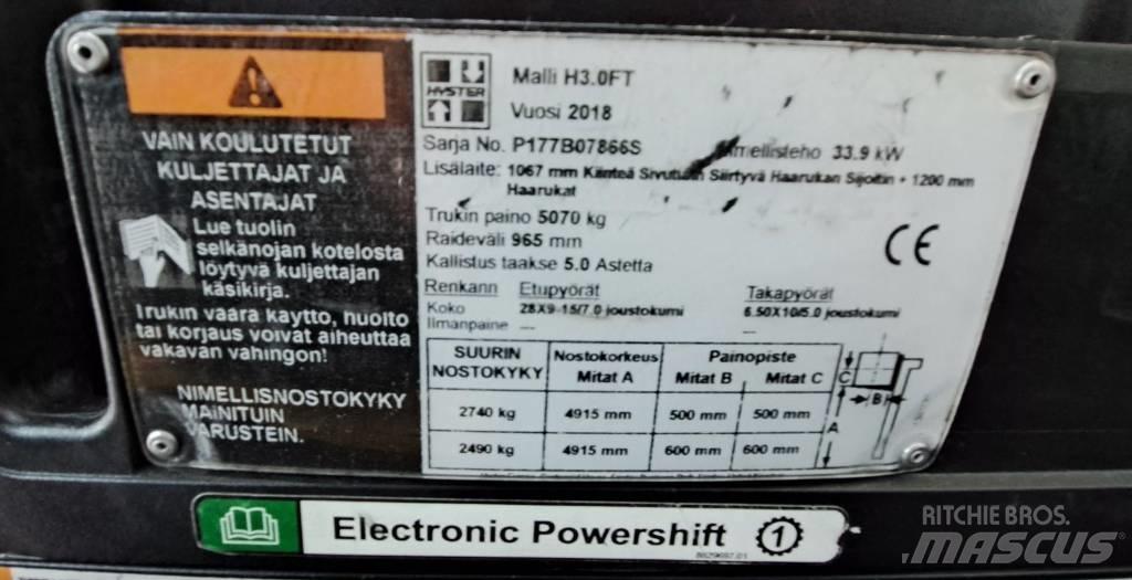 Hyster H3.0FT Dieselstapler