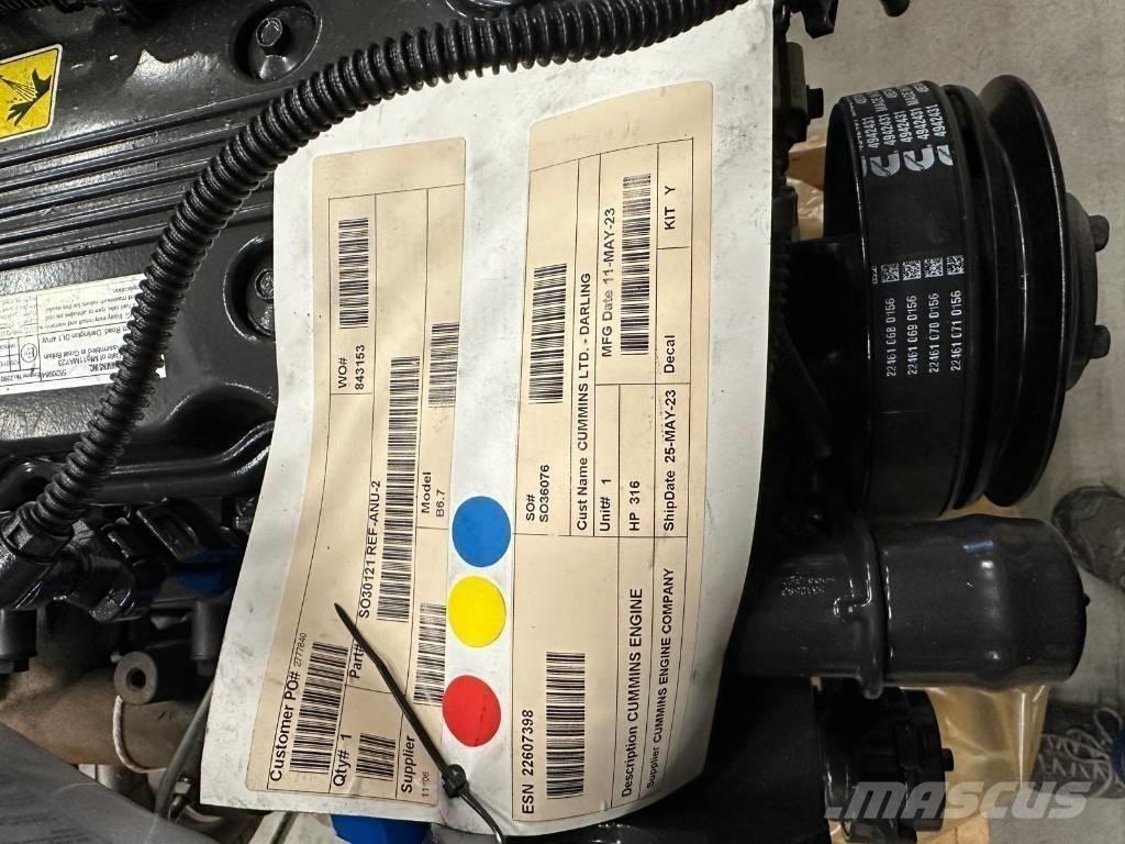 Cummins B6.7 FR95272 Sonstige Landmaschinen
