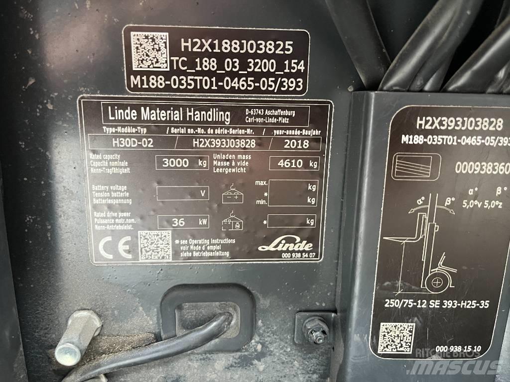 Linde H30D-02 Dieselstapler