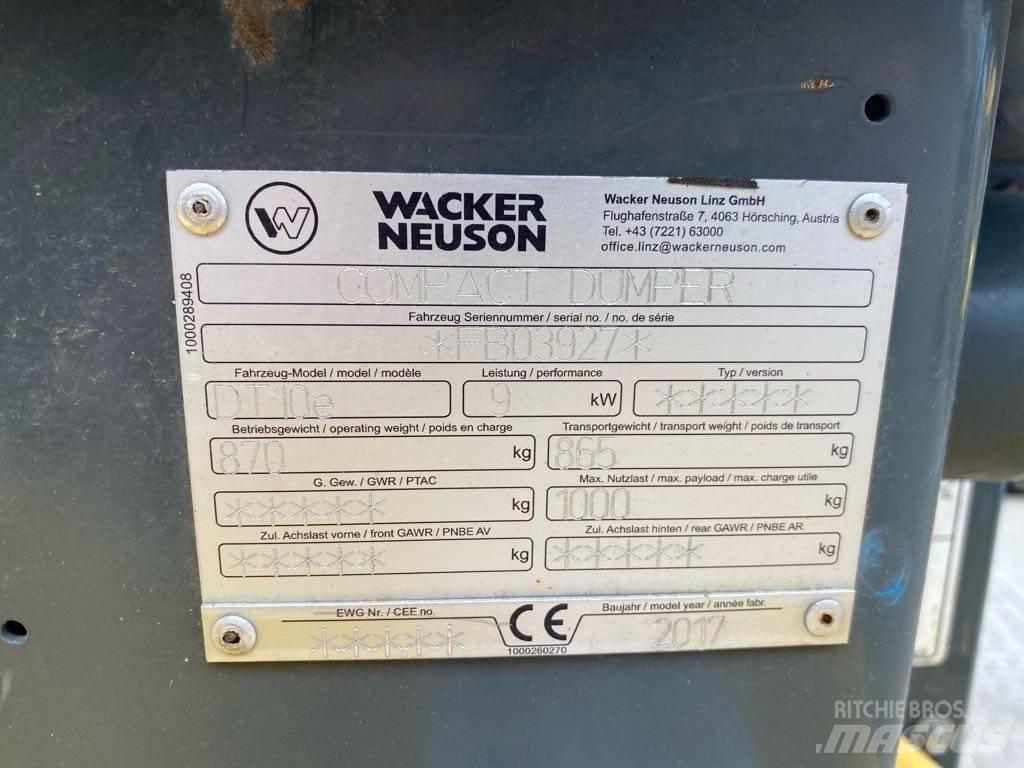 Wacker Neuson DT10e Raupendumper