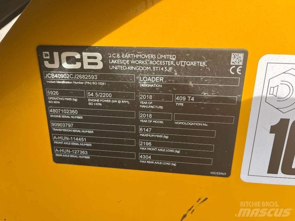 JCB 409 T4 Radlader