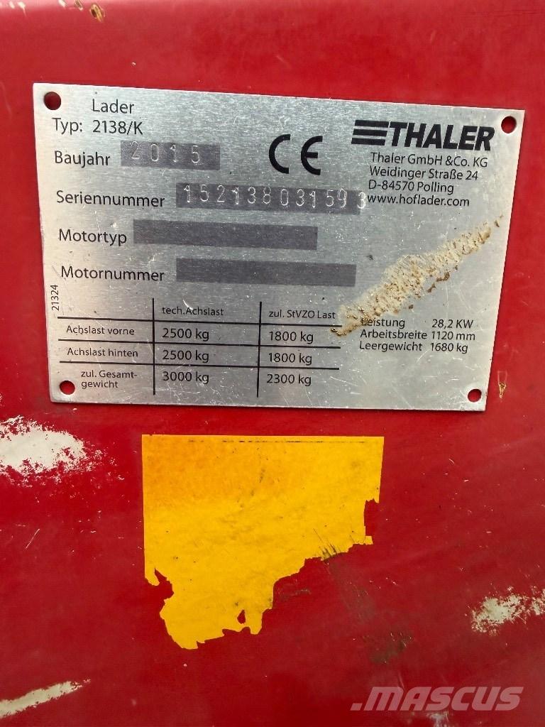Thaler 2138K Radlader