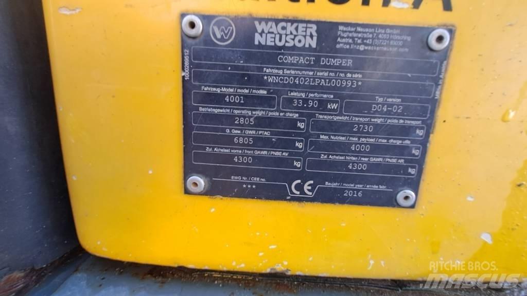 Wacker Neuson LD4001 Minidumper