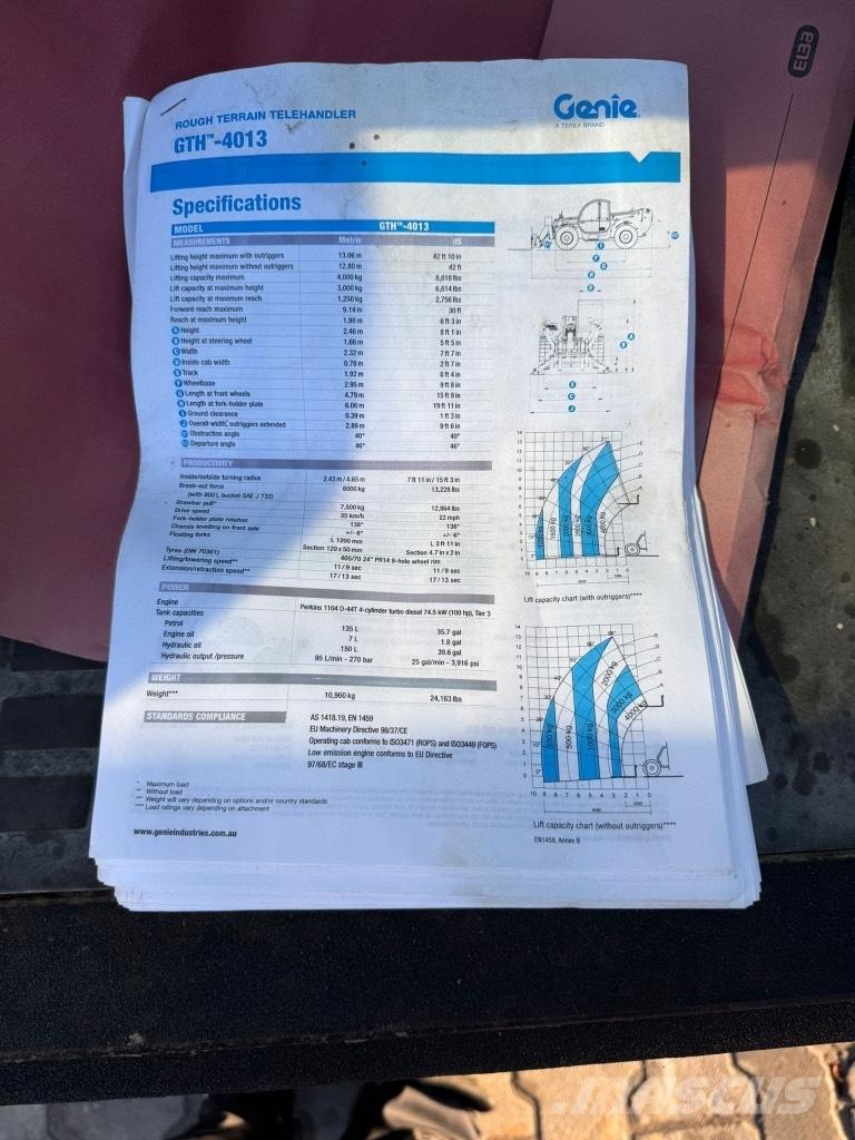 Genie GTH 4013 SX Teleskoplader