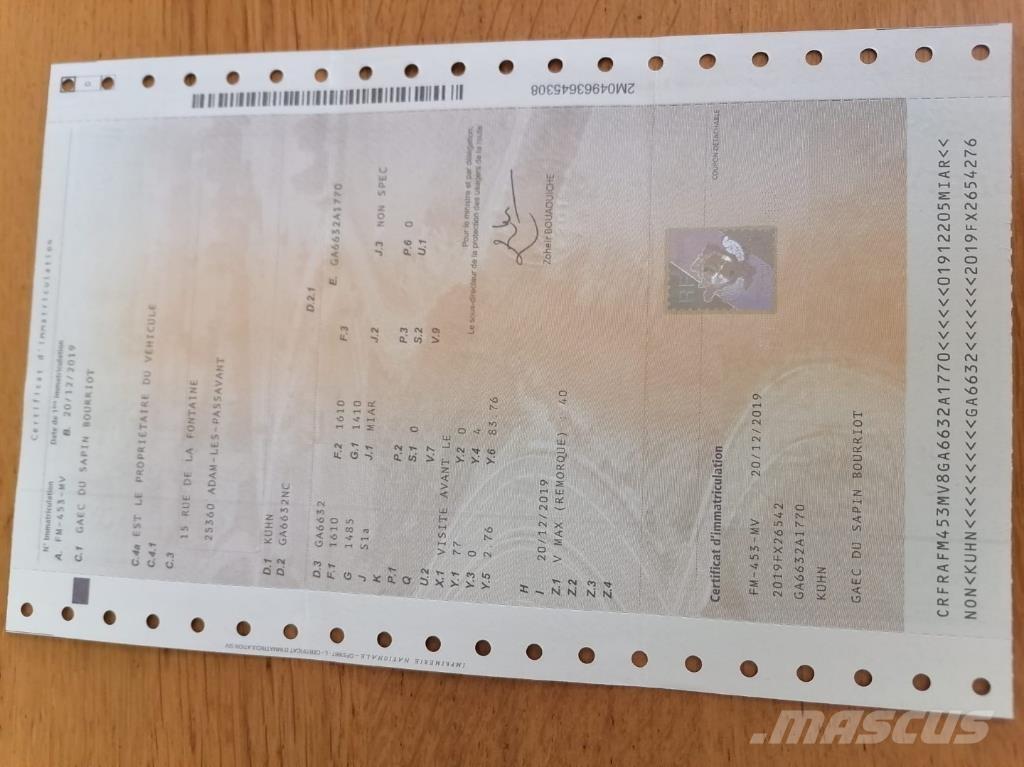 Kuhn GA6632 Schwader