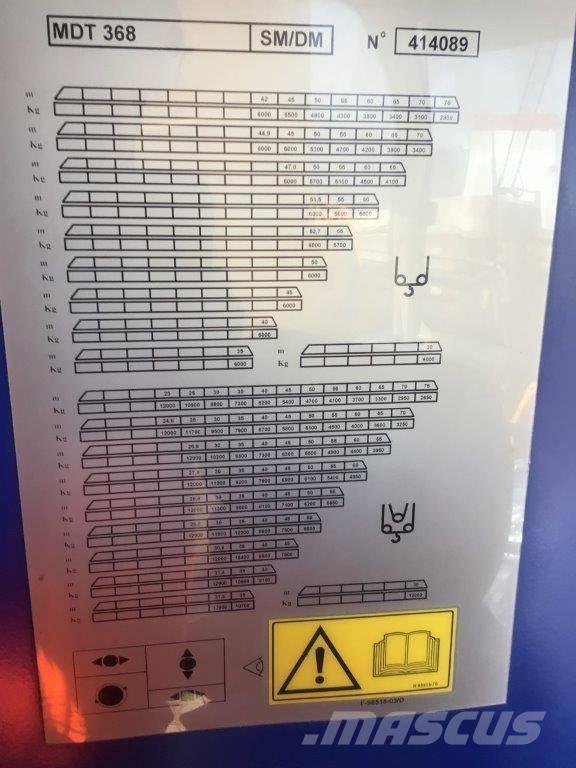 Potain MDT368 Turmdrehkrane