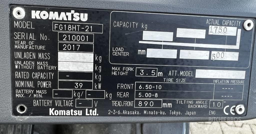 Komatsu FG15HT-21 Gasstapler