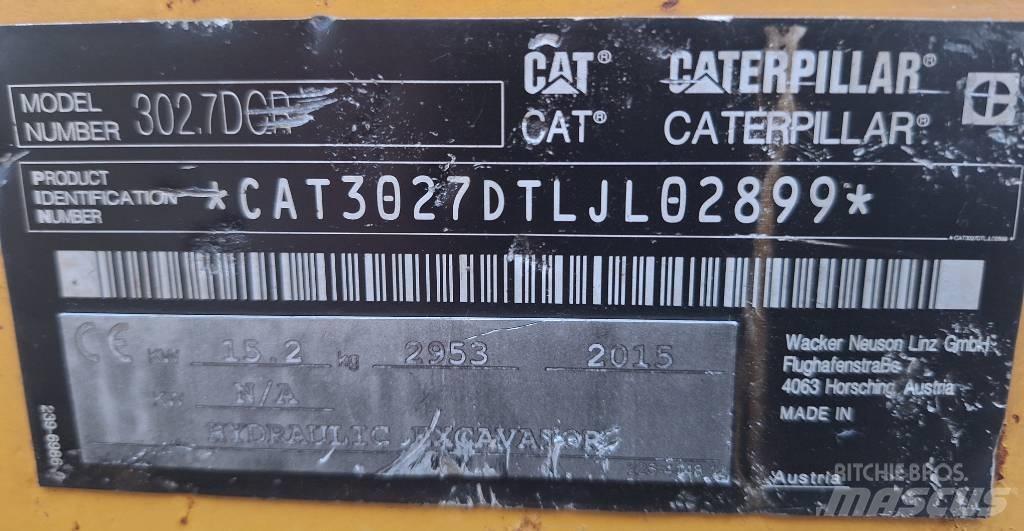 CAT 302.7 D CR Minibagger < 7t