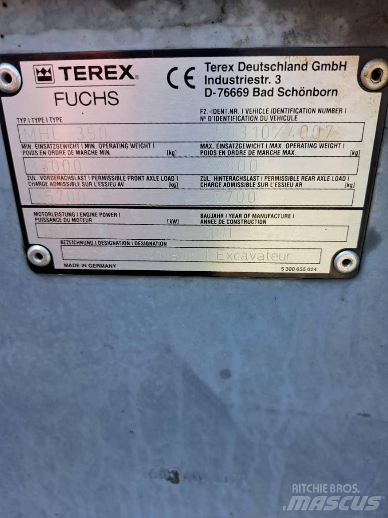 Fuchs MHL350E Materialumschlag