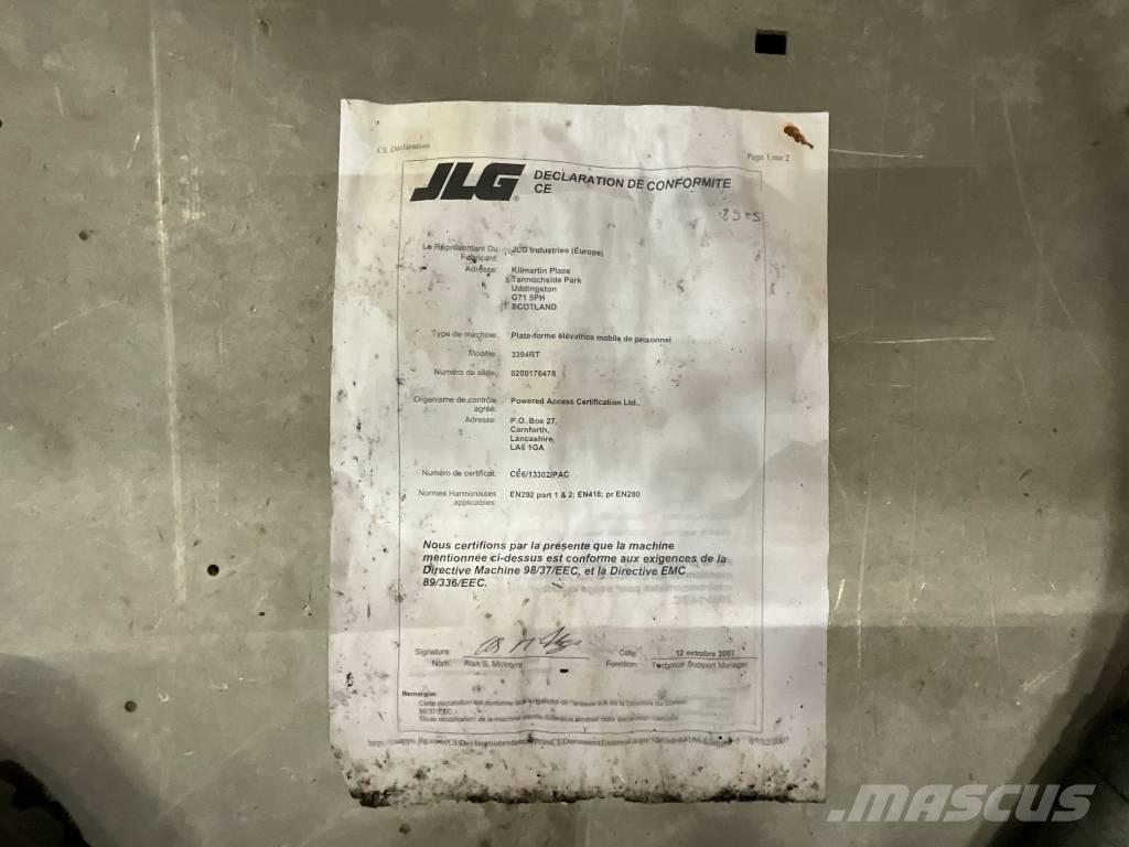 JLG 3394 RT Scheren-Arbeitsbühnen
