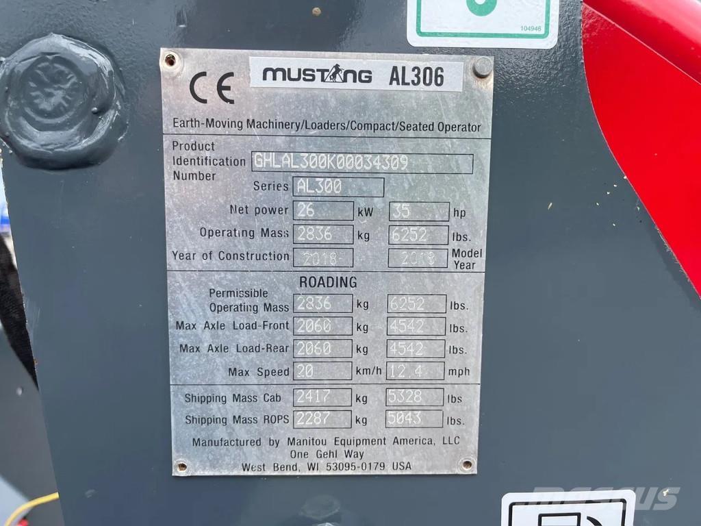 Mustang AL306 Raddozer