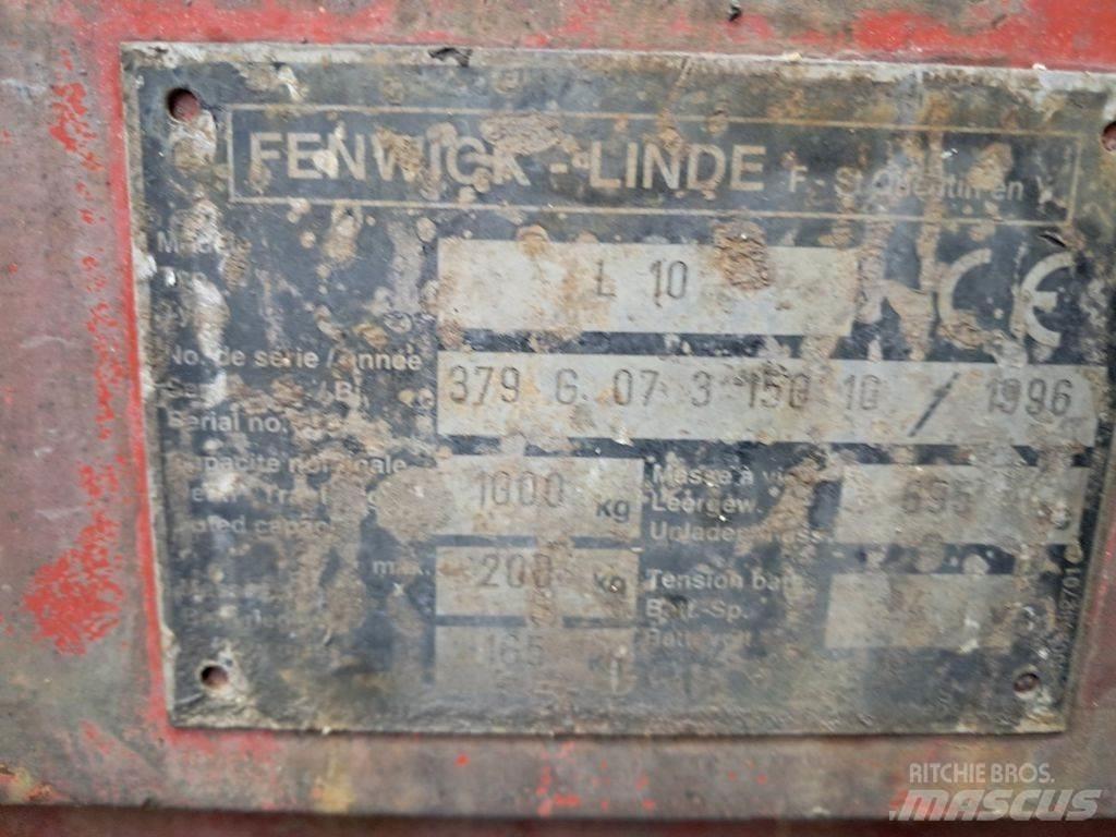 Linde L10 Deichselstapler