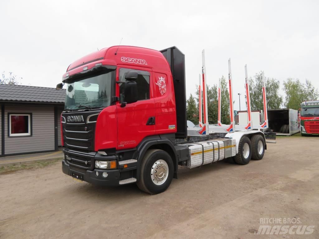 Scania R 520 Holztransporter