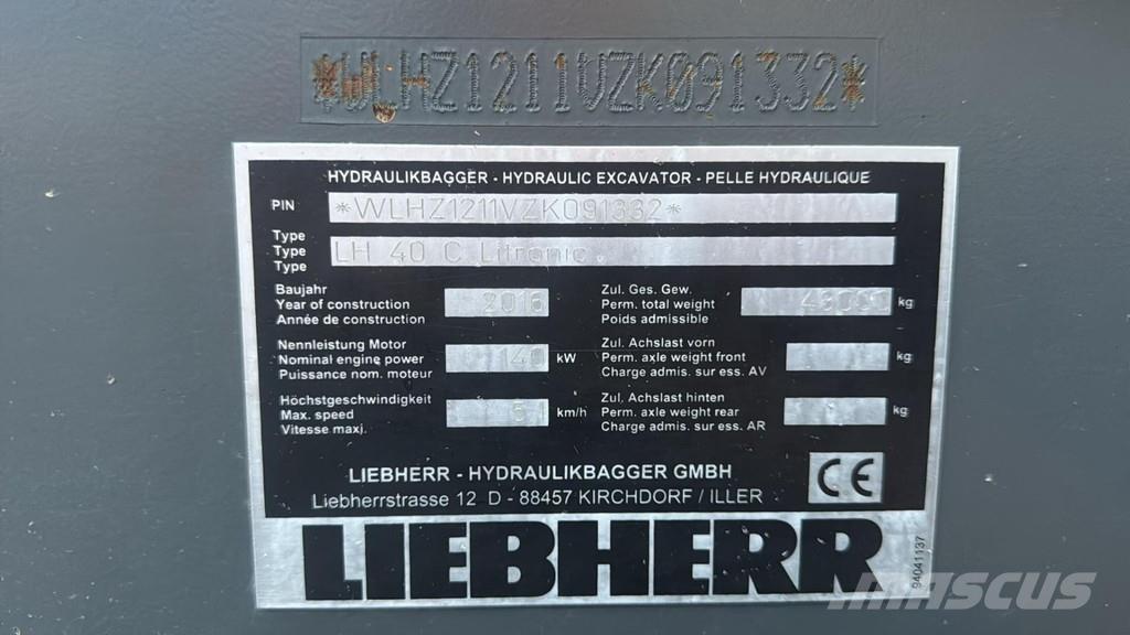 Liebherr LH 40C EW Materialumschlag