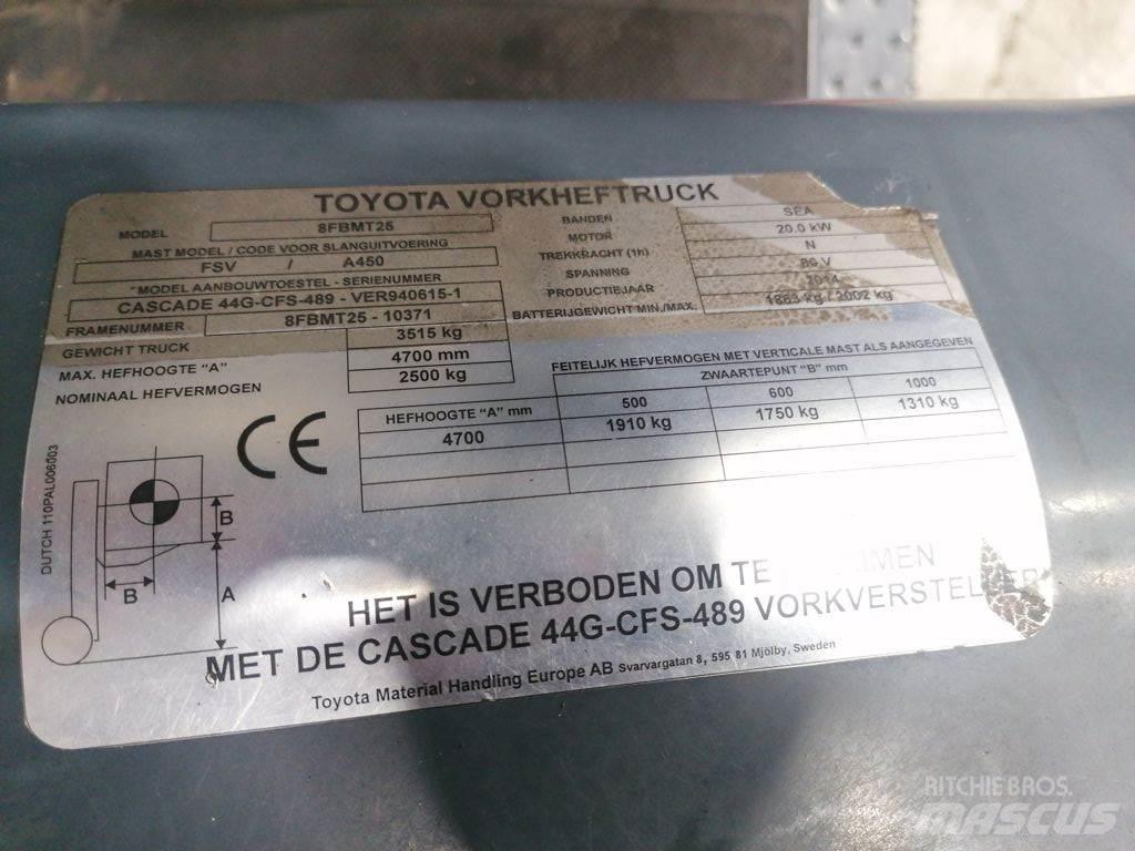 Toyota 8FBMT25 Elektrostapler