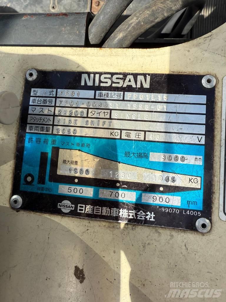 Nissan FP01 L 15 U Elektrostapler