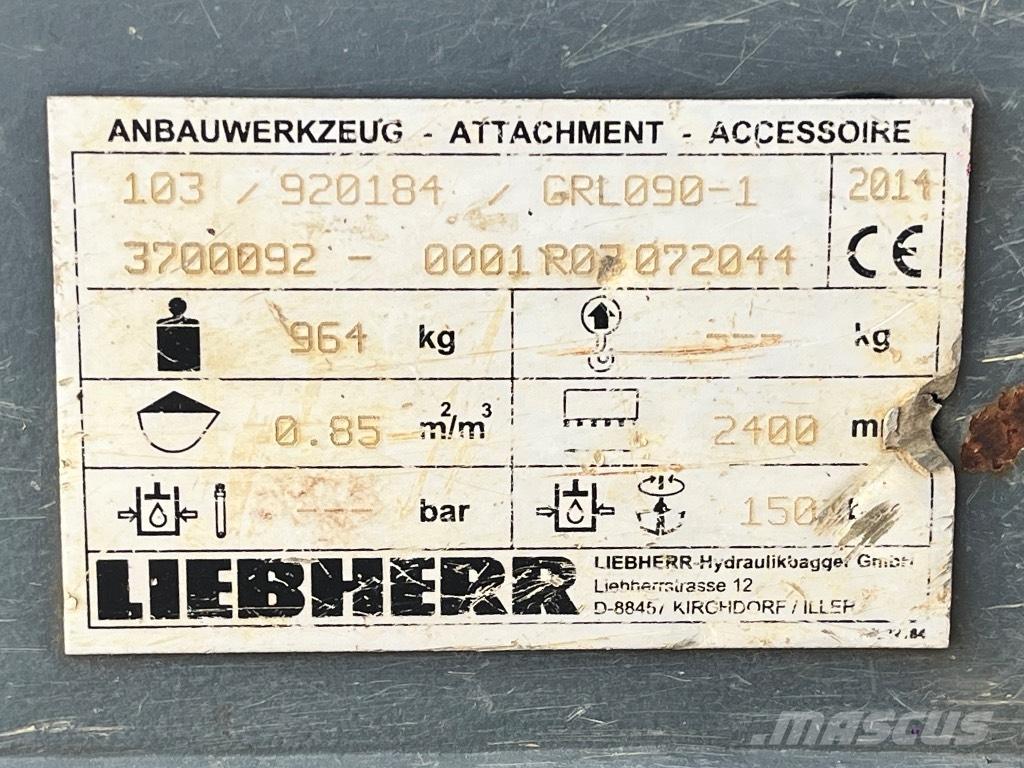Liebherr SW48 Schaufeln
