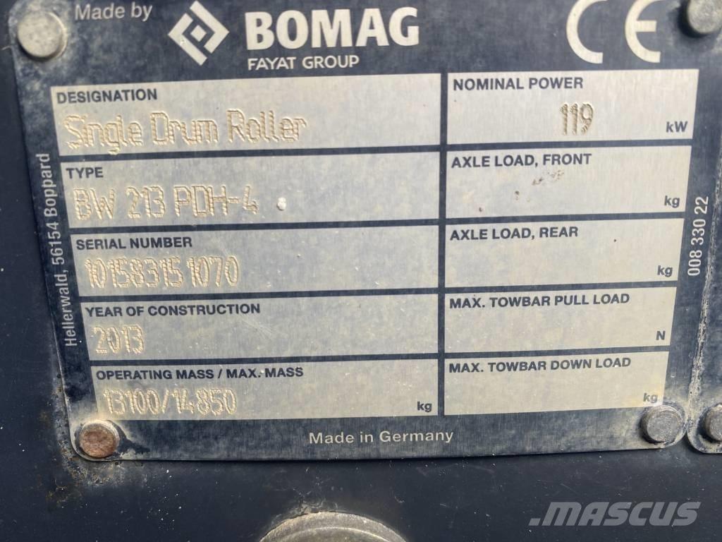 Bomag BW 213 P D H-4 Walzenzüge