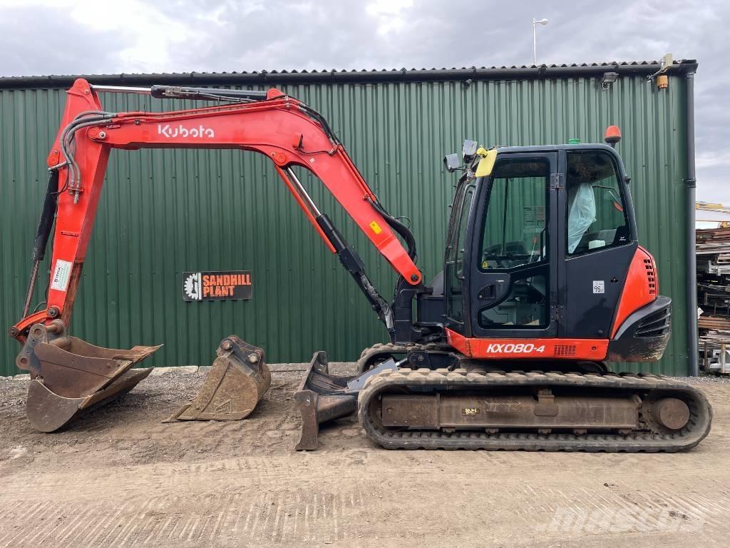 Kubota KX 080-4 Midibagger  7t - 12t