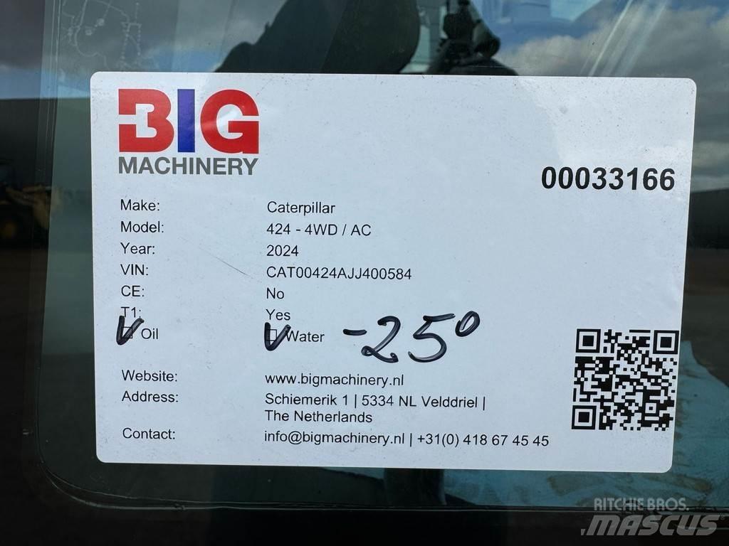 CAT 424 - 4WD / AC Baggerlader