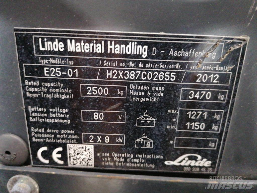 Linde E25-01 Elektrostapler