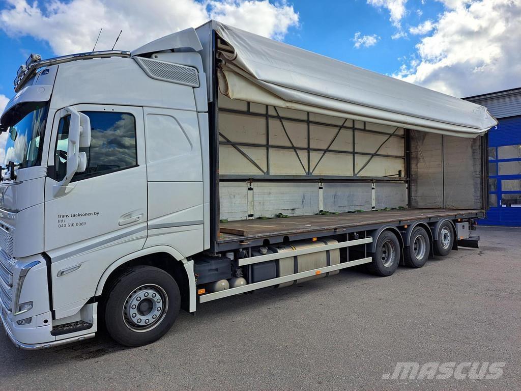 Volvo FH Pritschenwagen/Pritschenwagen mit Seitenklappe