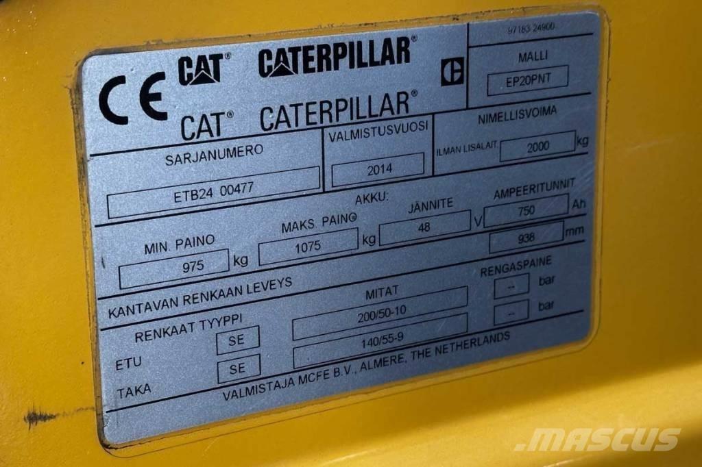 CAT EP 20 Elektrostapler