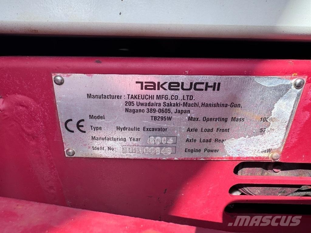 Takeuchi TB 295 W Mobilbagger