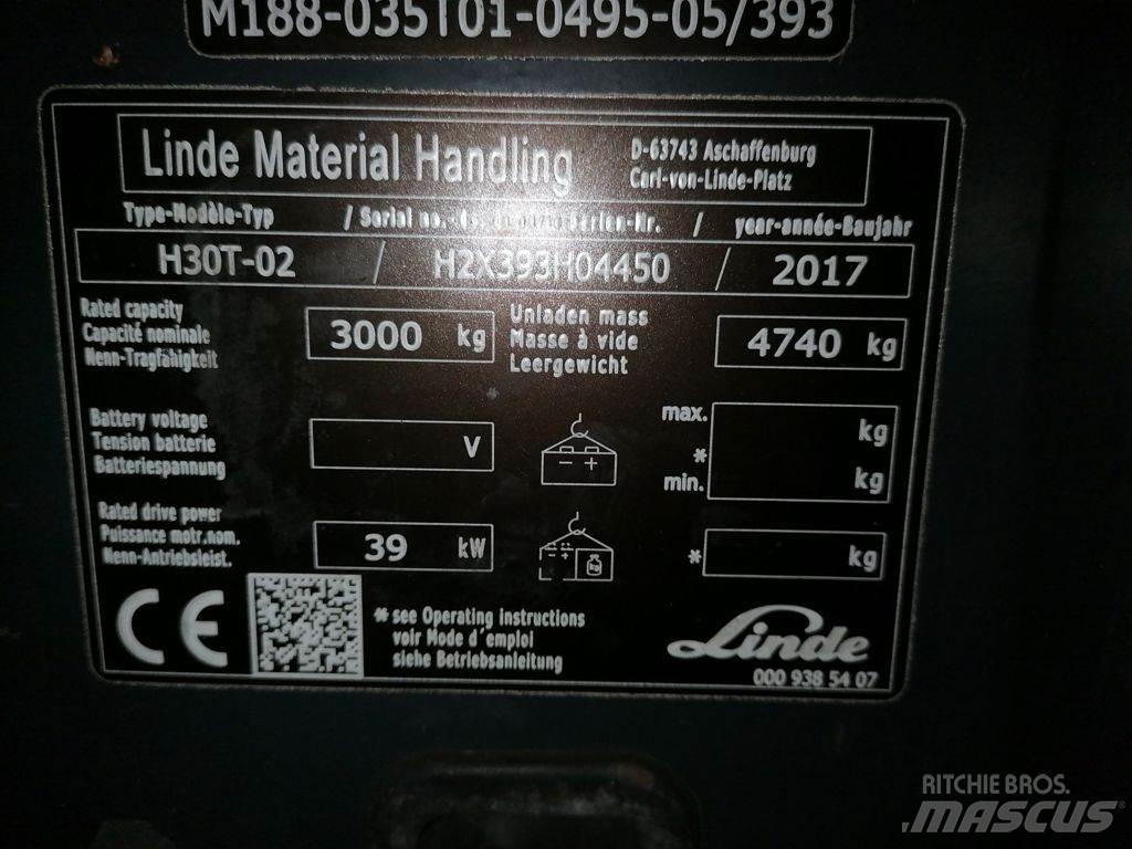 Linde H30T-02 Gasstapler