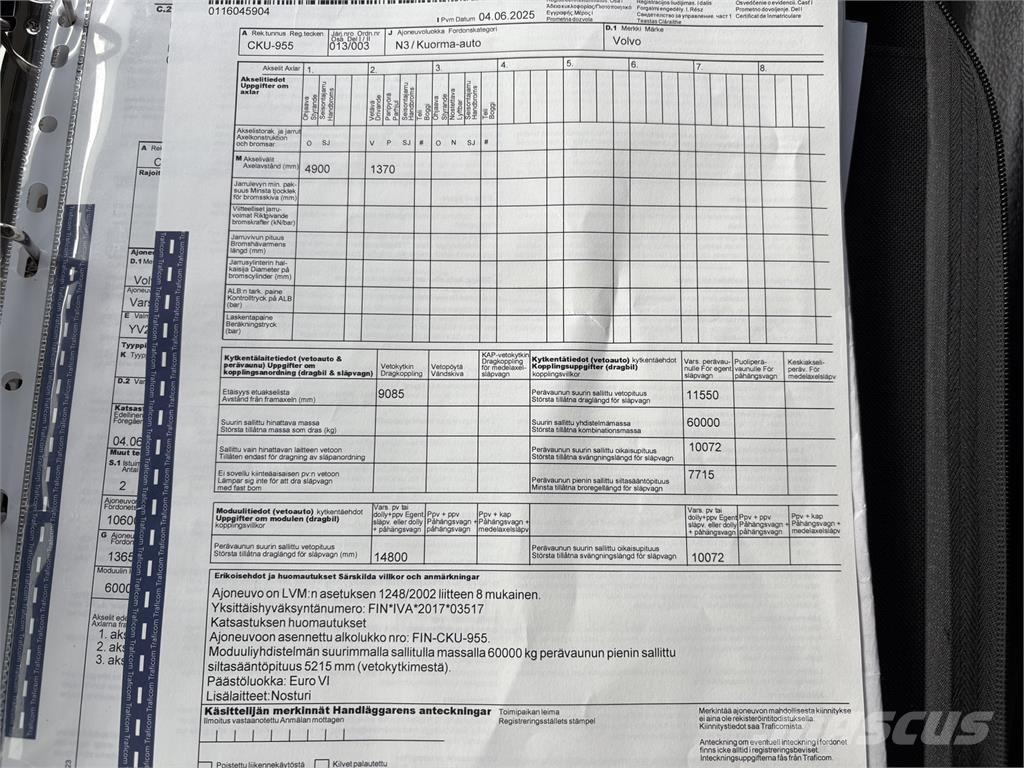 Volvo FM370 6x2 Kranwagen