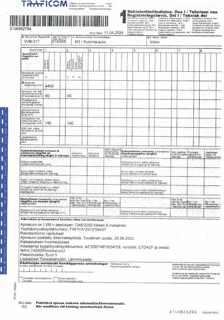 Volvo FL 240 Kofferaufbau