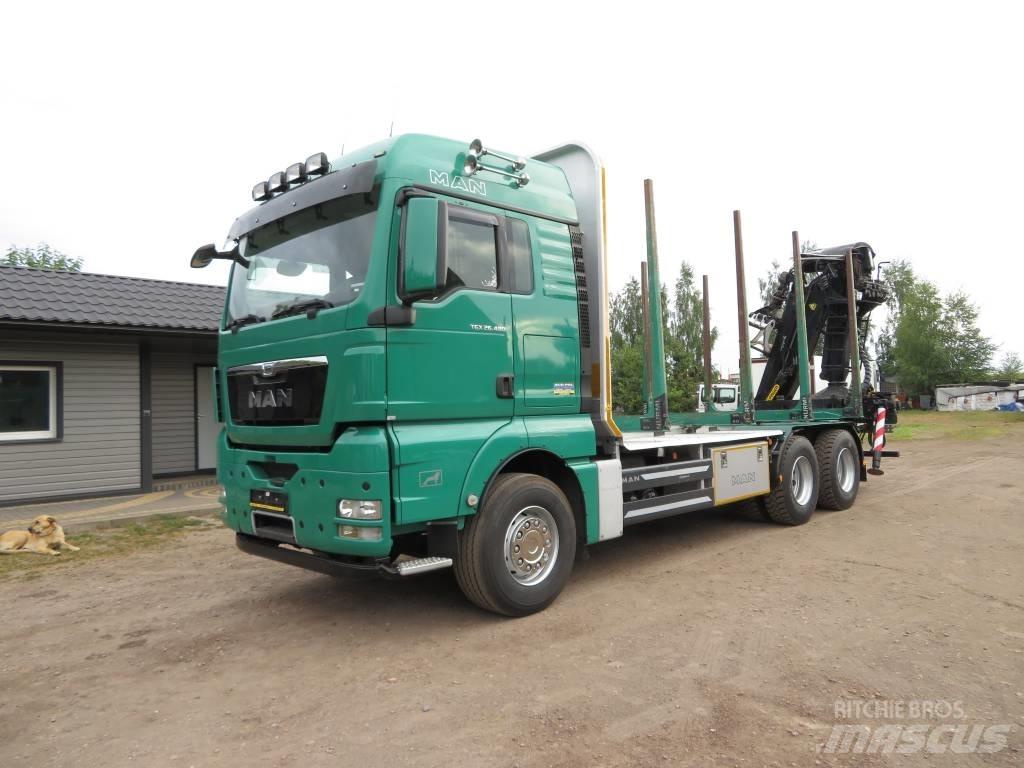 MAN 33 480 Holztransporter