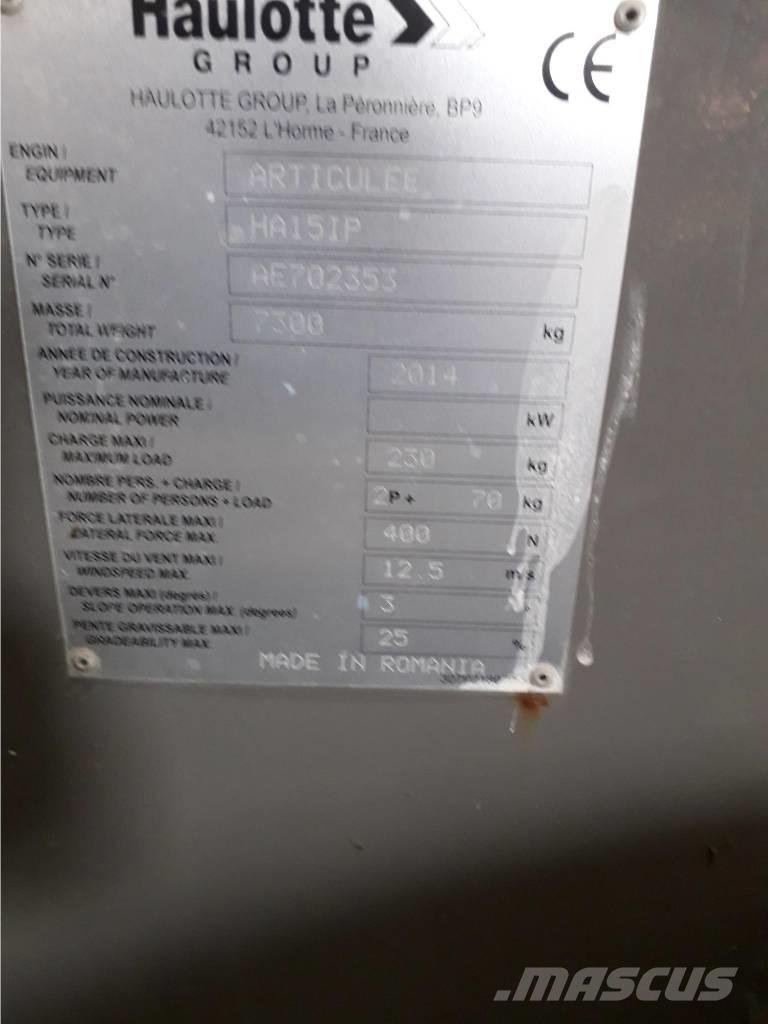 Haulotte HA 15 IP Gelenkteleskoparbeitsbühnen
