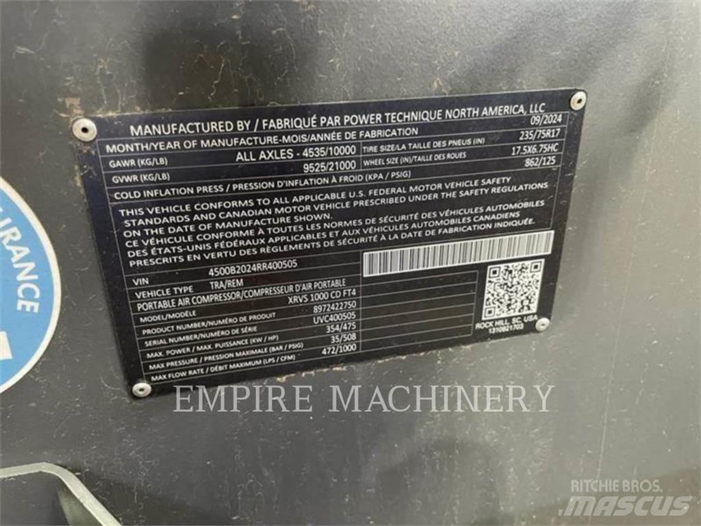 Atlas Copco XRVS1000CD Kompressoren