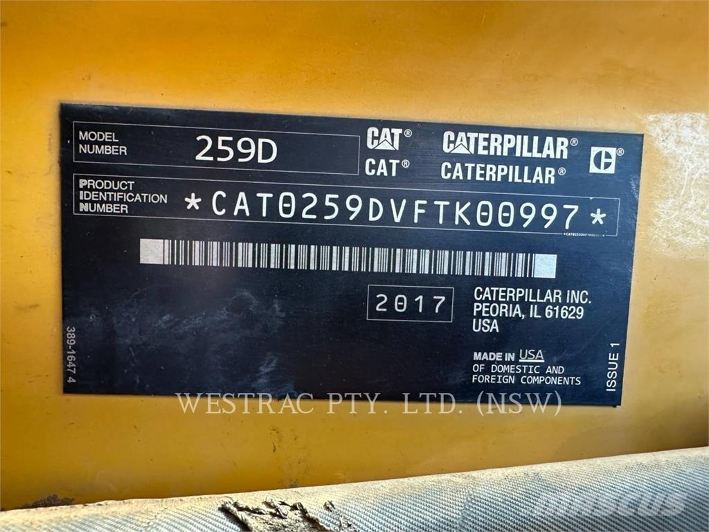 CAT 259D Laderaupen