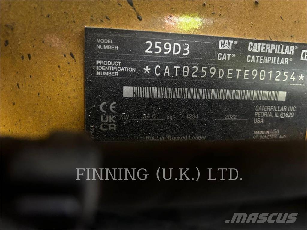 CAT 259D3 Kompaktlader