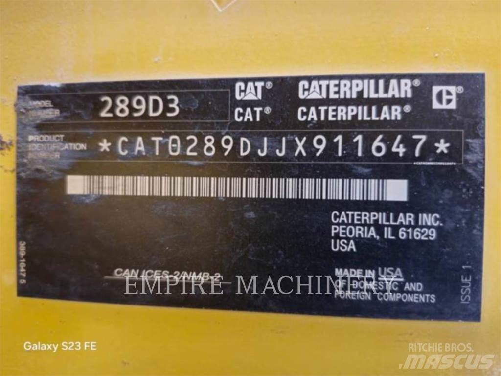CAT 289D3 CA Kompaktlader