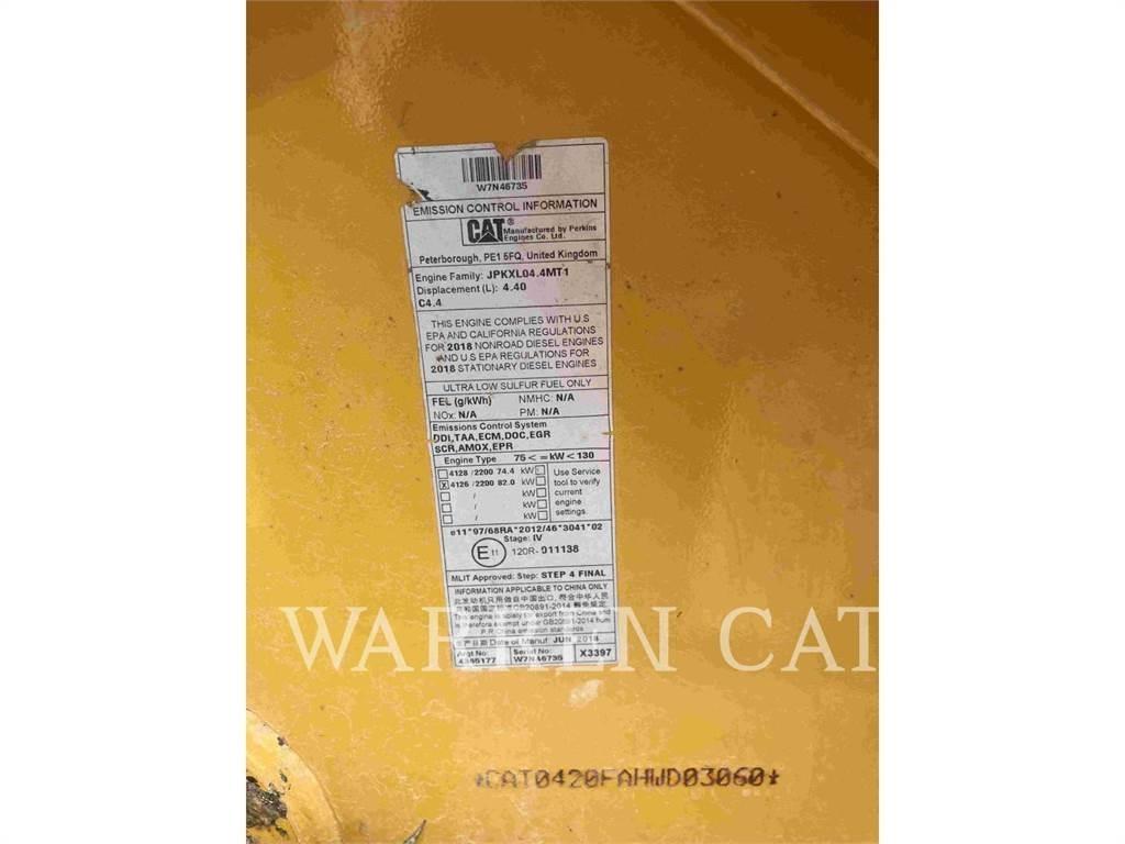 CAT 420F2 AE4T Baggerlader