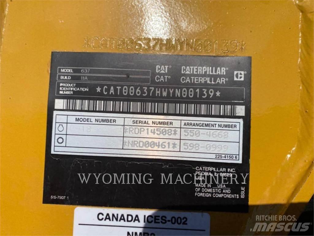 CAT 637 Schaber