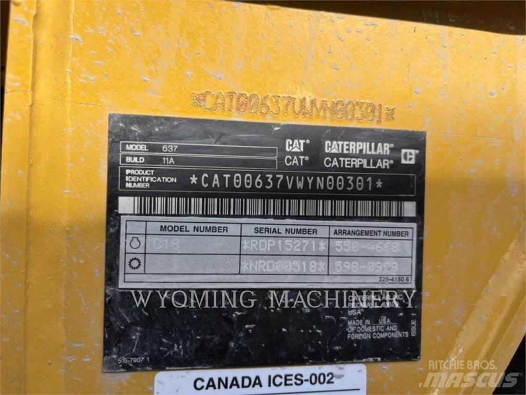 CAT 637 Schaber