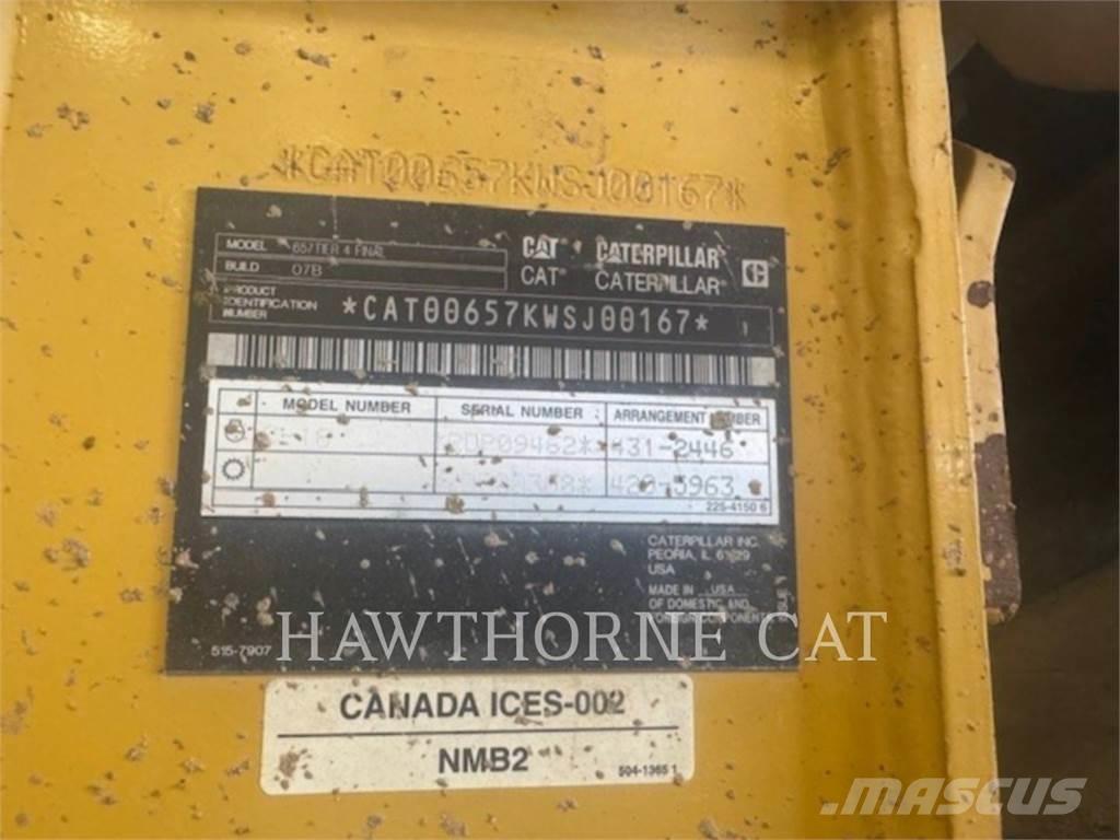 CAT 657 Schaber