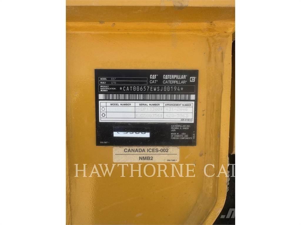 CAT 657 Schaber