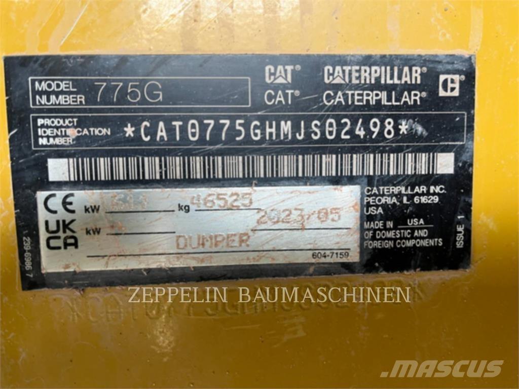 CAT 775G Dumper - Knickgelenk