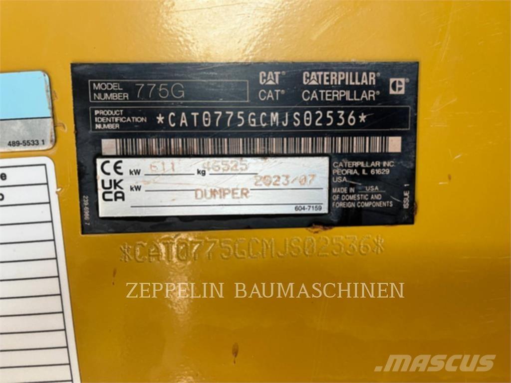 CAT 775G Dumper - Knickgelenk