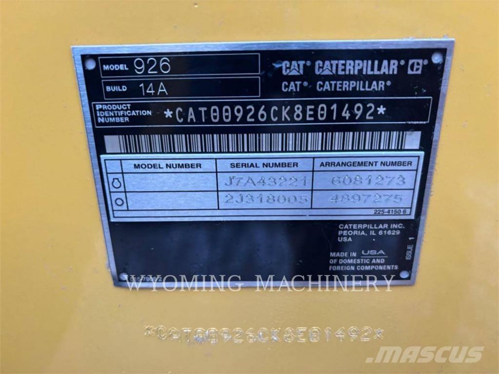 CAT 926 Radlader