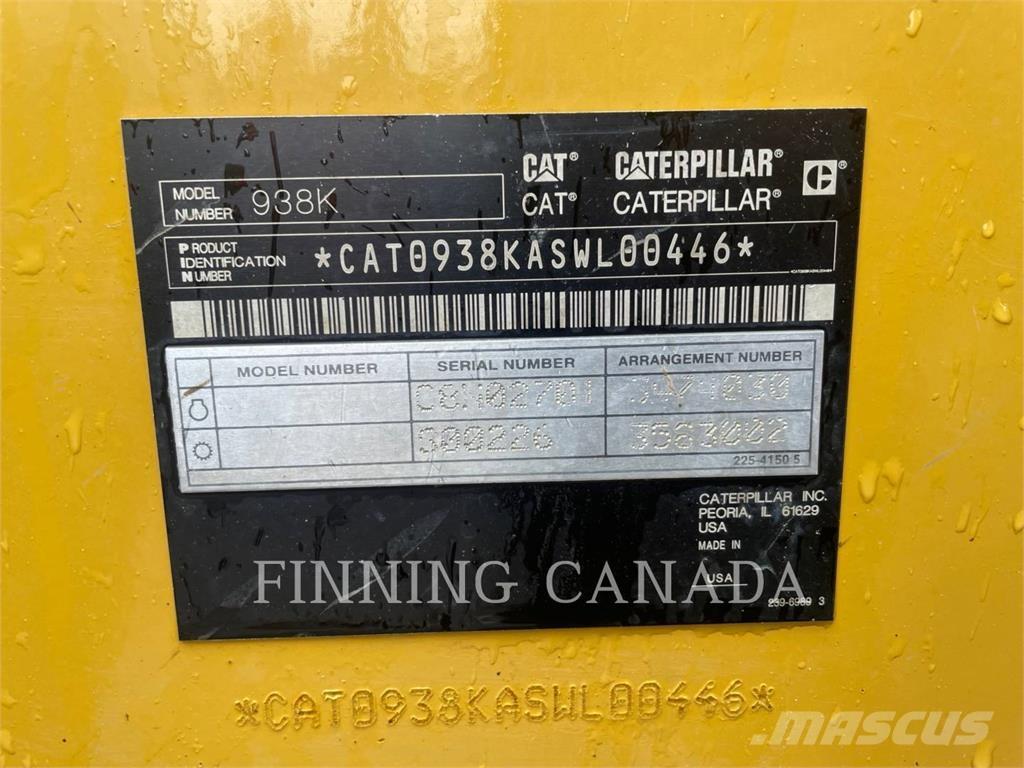 CAT 938K Radlader