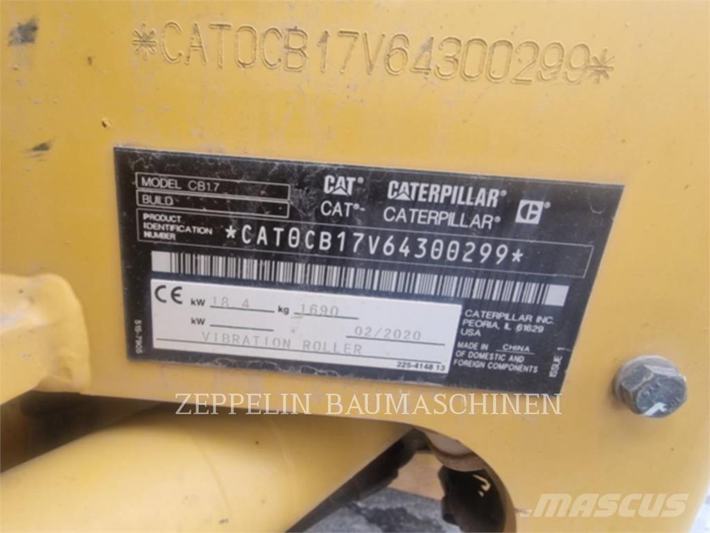 CAT CB1.7 Erdbauwalzen